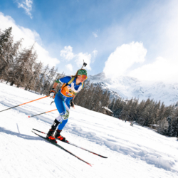 SAMSE N°8 FINALE,PEISEY, FRANCE - MARCH 15: ELIA COURTIEU of FRA March 15, 2026 in PEISEY, France. (Photo by Rodriguez Alexis / @Aleiks_photo)