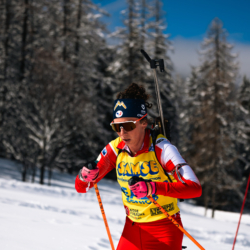 SAMSE N°8 FINALE,PEISEY, FRANCE - MARCH 15: FANY BERTRAND of FRA March 15, 2026 in PEISEY, France. (Photo by Rodriguez Alexis / @Aleiks_photo)