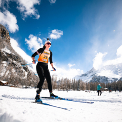SAMSE N°8 FINALE,PEISEY, FRANCE - MARCH 15: NORAH LESAGE of FRA March 15, 2026 in PEISEY, France. (Photo by Rodriguez Alexis / @Aleiks_photo)