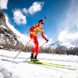 SAMSE N°8 FINALE,PEISEY, FRANCE - MARCH 15: FANY BERTRAND of FRA March 15, 2026 in PEISEY, France. (Photo by Rodriguez Alexis / @Aleiks_photo)