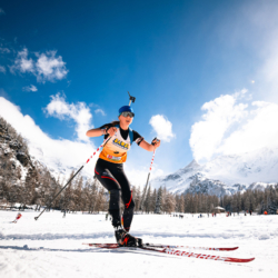 SAMSE N°8 FINALE,PEISEY, FRANCE - MARCH 15: OLIVIA BRUN of FRA March 15, 2026 in PEISEY, France. (Photo by Rodriguez Alexis / @Aleiks_photo)