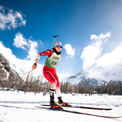 SAMSE N°8 FINALE,PEISEY, FRANCE - MARCH 15: LENA MORETTI of FRA March 15, 2026 in PEISEY, France. (Photo by Rodriguez Alexis / @Aleiks_photo)