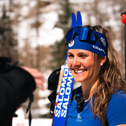 SAMSE N°8 FINALE,PEISEY, FRANCE - MARCH 15: LEONIE JEANNIER of FRA March 15, 2026 in PEISEY, France. (Photo by Rodriguez Alexis / @Aleiks_photo)