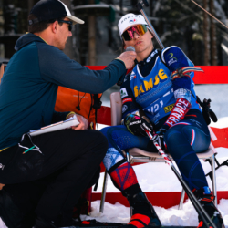 SAMSE N°8 FINALE,PEISEY, FRANCE - MARCH 15: LOUISE ROGUET of FRA March 15, 2026 in PEISEY, France. (Photo by Rodriguez Alexis / @Aleiks_photo)