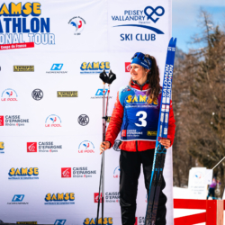 SAMSE N°8 FINALE,PEISEY, FRANCE - MARCH 15: LEONIE JEANNIER of FRA March 15, 2026 in PEISEY, France. (Photo by Rodriguez Alexis / @Aleiks_photo)