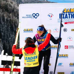 SAMSE N°8 FINALE,PEISEY, FRANCE - MARCH 15: FANY BERTRAND of FRA, LISA SIBERCHICOT of FRA March 15, 2026 in PEISEY, France. (Photo by Rodriguez Alexis / @Aleiks_photo)