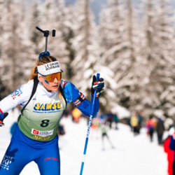 SAMSE N°8 FINALE,PEISEY, FRANCE - MARCH 15: LOUANE ADAM of FRA March 15, 2026 in PEISEY, France. (Photo by Rodriguez Alexis / @Aleiks_photo)