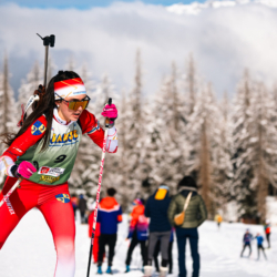 SAMSE N°8 FINALE,PEISEY, FRANCE - MARCH 15: EVA MARCOUX of FRA March 15, 2026 in PEISEY, France. (Photo by Rodriguez Alexis / @Aleiks_photo)