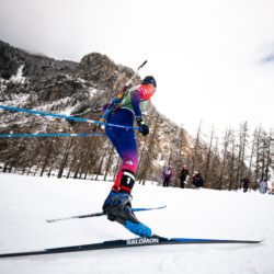 SAMSE N°8 FINALE,PEISEY, FRANCE - MARCH 15: ENZO BOUILLET of FRA March 15, 2026 in PEISEY, France. (Photo by Rodriguez Alexis / @Aleiks_photo)