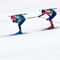 SAMSE N°8 FINALE,PEISEY, FRANCE - MARCH 15: NOE SEIGNEUR of FRA, ILANN DUPONT of FRA March 15, 2026 in PEISEY, France. (Photo by Rodriguez Alexis / @Aleiks_photo)