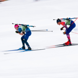 SAMSE N°8 FINALE,PEISEY, FRANCE - MARCH 15: NOE SEIGNEUR of FRA, ILANN DUPONT of FRA March 15, 2026 in PEISEY, France. (Photo by Rodriguez Alexis / @Aleiks_photo)