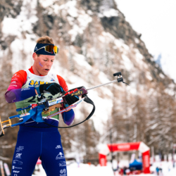 SAMSE N°8 FINALE,PEISEY, FRANCE - MARCH 15: ENZO BOUILLET of FRA March 15, 2026 in PEISEY, France. (Photo by Rodriguez Alexis / @Aleiks_photo)