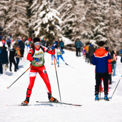 SAMSE N°8 FINALE,PEISEY, FRANCE - MARCH 15: PAULINE SGAROS ROHMER of FRA March 15, 2026 in PEISEY, France. (Photo by Rodriguez Alexis / @Aleiks_photo)