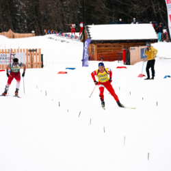 SAMSE N°8 FINALE,PEISEY, FRANCE - MARCH 15: MATHIEU GARCIA of FRA, REMI BROUTIER of FRA March 15, 2026 in PEISEY, France. (Photo by Rodriguez Alexis / @Aleiks_photo)