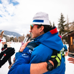 SAMSE N°8 FINALE,PEISEY, FRANCE - MARCH 15: YANN ROGUET of FRA, LIONEL JOUANNAUD of FRA March 15, 2026 in PEISEY, France. (Photo by Rodriguez Alexis / @Aleiks_photo)