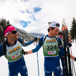 SAMSE N°8 FINALE,PEISEY, FRANCE - MARCH 15: ALEXIS COLOMBAN of FRA, LIONEL JOUANNAUD of FRA March 15, 2026 in PEISEY, France. (Photo by Rodriguez Alexis / @Aleiks_photo)