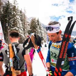 SAMSE N°8 FINALE,PEISEY, FRANCE - MARCH 15: MATHIEU GARCIA of FRA, LIONEL JOUANNAUD of FRA March 15, 2026 in PEISEY, France. (Photo by Rodriguez Alexis / @Aleiks_photo)