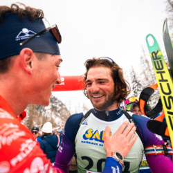 SAMSE N°8 FINALE,PEISEY, FRANCE - MARCH 15: ESTEBAN JAVAUX of FRA, ILANN DUPONT of FRA March 15, 2026 in PEISEY, France. (Photo by Rodriguez Alexis / @Aleiks_photo)
