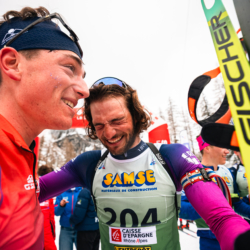 SAMSE N°8 FINALE,PEISEY, FRANCE - MARCH 15: ESTEBAN JAVAUX of FRA, ILANN DUPONT of FRA March 15, 2026 in PEISEY, France. (Photo by Rodriguez Alexis / @Aleiks_photo)