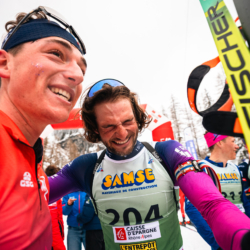 SAMSE N°8 FINALE,PEISEY, FRANCE - MARCH 15: ESTEBAN JAVAUX of FRA, ILANN DUPONT of FRA March 15, 2026 in PEISEY, France. (Photo by Rodriguez Alexis / @Aleiks_photo)