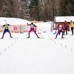 SAMSE N°8 FINALE,PEISEY, FRANCE - MARCH 15: ROMAIN MICHAUD-CLARET of FRA, MARTIN FERREIRA of FRA, ROMAIN CORDIER of FRA March 15, 2026 in PEISEY, France. (Photo by Rodriguez Alexis / @Aleiks_photo)