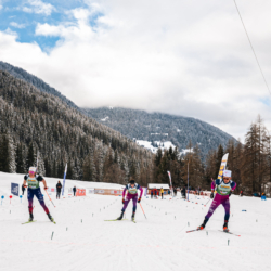 SAMSE N°8 FINALE,PEISEY, FRANCE - MARCH 15: TBFC ROMAIN MICHAUD-CLARET of FRA, ROMAIN CORDIER of FRA, MARTIN FERREIRA of FRA March 15, 2026 in PEISEY, France. (Photo by Rodriguez Alexis / @Aleiks_photo)