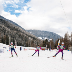 SAMSE N°8 FINALE,PEISEY, FRANCE - MARCH 15: TBFC ROMAIN MICHAUD-CLARET of FRA, ROMAIN CORDIER of FRA, MARTIN FERREIRA of FRA March 15, 2026 in PEISEY, France. (Photo by Rodriguez Alexis / @Aleiks_photo)