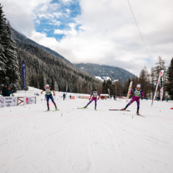SAMSE N°8 FINALE,PEISEY, FRANCE - MARCH 15: TBFC ROMAIN MICHAUD-CLARET of FRA, ROMAIN CORDIER of FRA, MARTIN FERREIRA of FRA March 15, 2026 in PEISEY, France. (Photo by Rodriguez Alexis / @Aleiks_photo)