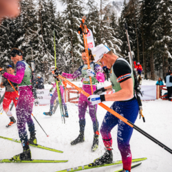 SAMSE N°8 FINALE,PEISEY, FRANCE - MARCH 15: TBFC ROMAIN MICHAUD-CLARET of FRA, ROMAIN CORDIER of FRA, MARTIN FERREIRA of FRA March 15, 2026 in PEISEY, France. (Photo by Rodriguez Alexis / @Aleiks_photo)