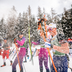 SAMSE N°8 FINALE,PEISEY, FRANCE - MARCH 15: MARTIN FERREIRA of FRA, ESTEBAN JAVAUX of FRA, ROMAIN MICHAUD-CLARET of FRA March 15, 2026 in PEISEY, France. (Photo by Rodriguez Alexis / @Aleiks_photo)