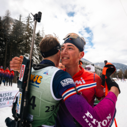 SAMSE N°8 FINALE,PEISEY, FRANCE - MARCH 15: MARTIN FERREIRA of FRA, ILANN DUPONT of FRA March 15, 2026 in PEISEY, France. (Photo by Rodriguez Alexis / @Aleiks_photo)
