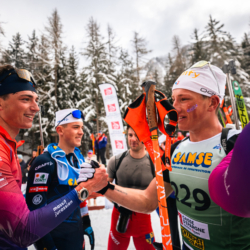 SAMSE N°8 FINALE,PEISEY, FRANCE - MARCH 15: ILANN DUPONT of FRA, ROMAIN MICHAUD-CLARET of FRA March 15, 2026 in PEISEY, France. (Photo by Rodriguez Alexis / @Aleiks_photo)