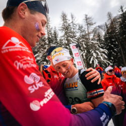 SAMSE N°8 FINALE,PEISEY, FRANCE - MARCH 15: ENZO BOUILLET of FRA, ROMAIN MICHAUD-CLARET of FRA March 15, 2026 in PEISEY, France. (Photo by Rodriguez Alexis / @Aleiks_photo)