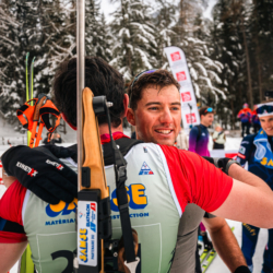 SAMSE N°8 FINALE,PEISEY, FRANCE - MARCH 15: LOU THIEVENT of FRA, MATHIEU GARCIA of FRA March 15, 2026 in PEISEY, France. (Photo by Rodriguez Alexis / @Aleiks_photo)