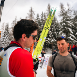 SAMSE N°8 FINALE,PEISEY, FRANCE - MARCH 15: LOU THIEVENT of FRA, MATHIEU GARCIA of FRA March 15, 2026 in PEISEY, France. (Photo by Rodriguez Alexis / @Aleiks_photo)