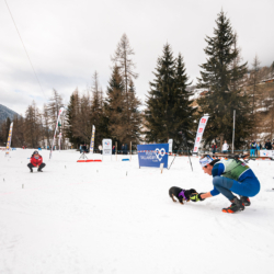 SAMSE N°8 FINALE,PEISEY, FRANCE - MARCH 15: FANNY BERTRANT of FRA, LIONEL JOUANNAUD of FRA / ABBA (le chien) March 15, 2026 in PEISEY, France. (Photo by Rodriguez Alexis / @Aleiks_photo)
