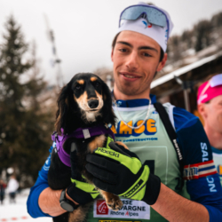 SAMSE N°8 FINALE,PEISEY, FRANCE - MARCH 15: LIONEL JOUANNAUD of FRA / ABBA (le chien) March 15, 2026 in PEISEY, France. (Photo by Rodriguez Alexis / @Aleiks_photo)