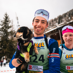 SAMSE N°8 FINALE,PEISEY, FRANCE - MARCH 15: LIONEL JOUANNAUD of FRA / ABBA (le chien) March 15, 2026 in PEISEY, France. (Photo by Rodriguez Alexis / @Aleiks_photo)
