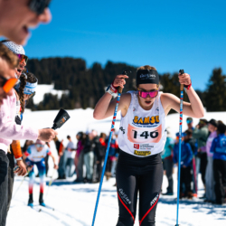 CHAMPIONNATS DE FRANCE DES CLUBS,LES SAISIES, FRANCE - APRIL 5: PARDIN Emmy April 5, 2026 in LES SAISIES, France. (Photo by Rodriguez Alexis / @Aleiks_photo)