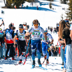 CHAMPIONNATS DE FRANCE DES CLUBS,LES SAISIES, FRANCE - APRIL 5: CALANDRY Simon April 5, 2026 in LES SAISIES, France. (Photo by Rodriguez Alexis / @Aleiks_photo)