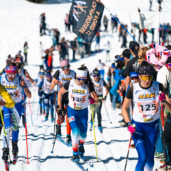CHAMPIONNATS DE FRANCE DES CLUBS,LES SAISIES, FRANCE - APRIL 5: BAUDIN MERLOT Lili April 5, 2026 in LES SAISIES, France. (Photo by Rodriguez Alexis / @Aleiks_photo)