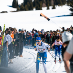 CHAMPIONNATS DE FRANCE DES CLUBS,LES SAISIES, FRANCE - APRIL 5: LECOMTE Agathe April 5, 2026 in LES SAISIES, France. (Photo by Rodriguez Alexis / @Aleiks_photo)