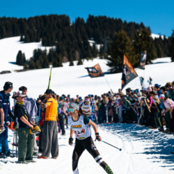 CHAMPIONNATS DE FRANCE DES CLUBS,LES SAISIES, FRANCE - APRIL 5: VENDOMELE Leane April 5, 2026 in LES SAISIES, France. (Photo by Rodriguez Alexis / @Aleiks_photo)