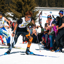 CHAMPIONNATS DE FRANCE DES CLUBS,LES SAISIES, FRANCE - APRIL 5: LAINE Victor April 5, 2026 in LES SAISIES, France. (Photo by Rodriguez Alexis / @Aleiks_photo)