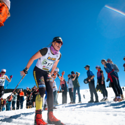 CHAMPIONNATS DE FRANCE DES CLUBS,LES SAISIES, FRANCE - APRIL 5: BERNA Leonie April 5, 2026 in LES SAISIES, France. (Photo by Rodriguez Alexis / @Aleiks_photo)