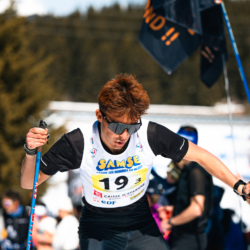 CHAMPIONNATS DE FRANCE DES CLUBS,LES SAISIES, FRANCE - APRIL 5: LAINE Victor April 5, 2026 in LES SAISIES, France. (Photo by Rodriguez Alexis / @Aleiks_photo)