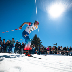 CHAMPIONNATS DE FRANCE DES CLUBS,LES SAISIES, FRANCE - APRIL 5: LAINE Eva April 5, 2026 in LES SAISIES, France. (Photo by Rodriguez Alexis / @Aleiks_photo)