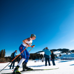 CHAMPIONNATS DE FRANCE DES CLUBS,LES SAISIES, FRANCE - APRIL 5: CURNILLON Eline April 5, 2026 in LES SAISIES, France. (Photo by Rodriguez Alexis / @Aleiks_photo)