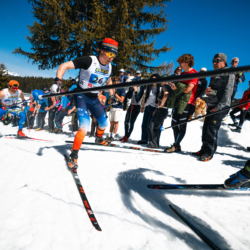 CHAMPIONNATS DE FRANCE DES CLUBS,LES SAISIES, FRANCE - APRIL 5: POUTOT Mathis April 5, 2026 in LES SAISIES, France. (Photo by Rodriguez Alexis / @Aleiks_photo)
