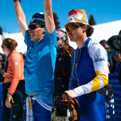 CHAMPIONNATS DE FRANCE DES CLUBS,LES SAISIES, FRANCE - APRIL 5: GUYETAND Hugo, CHARRIER Jules April 5, 2026 in LES SAISIES, France. (Photo by Rodriguez Alexis / @Aleiks_photo)